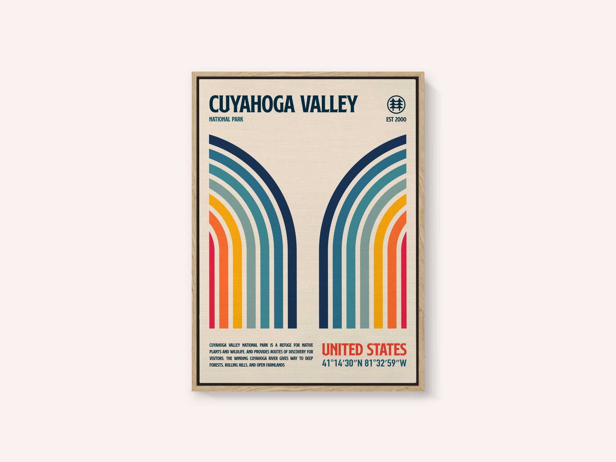 Cuyahoga National Park Travel Poster