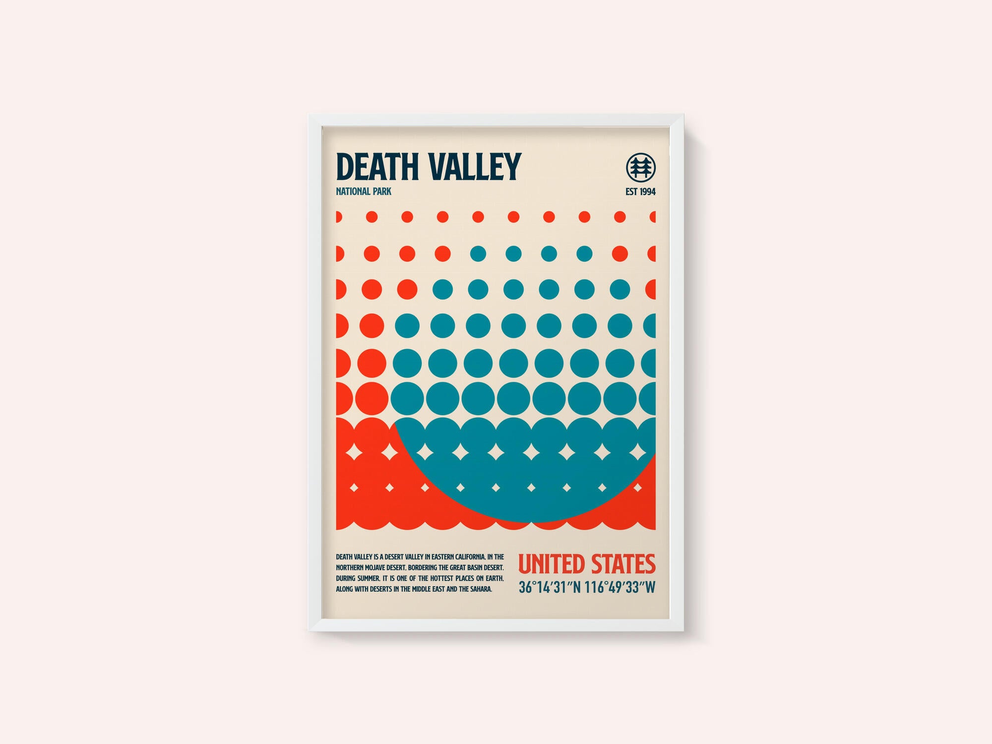 Death Valley National Park Travel Poster