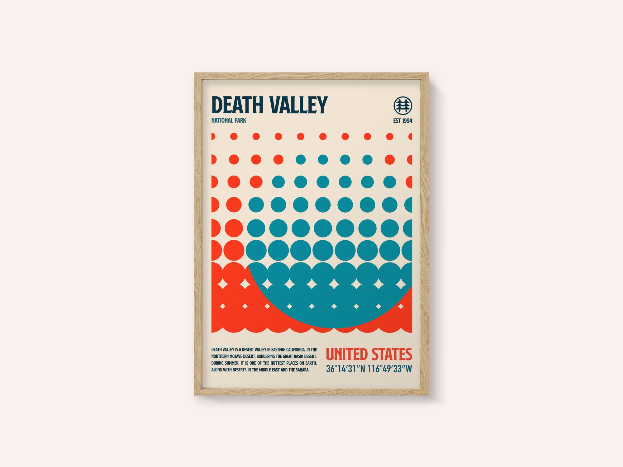 Death Valley National Park Travel Poster