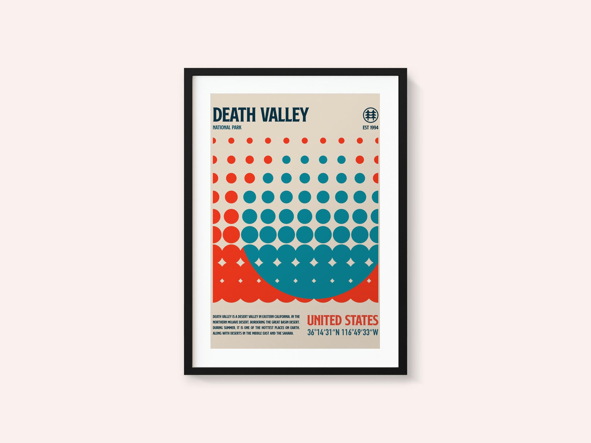 Death Valley National Park Travel Poster