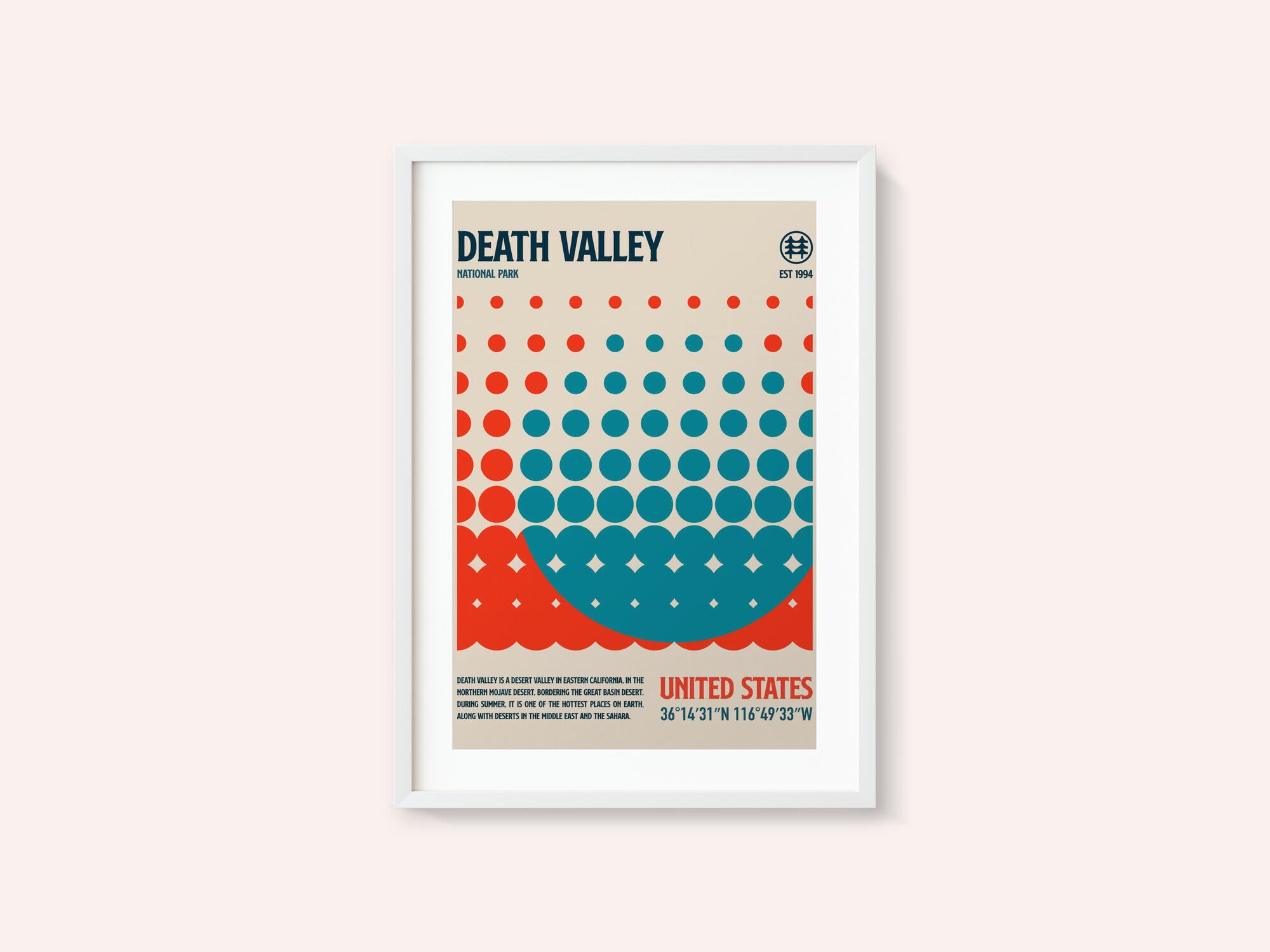 Death Valley National Park Travel Poster