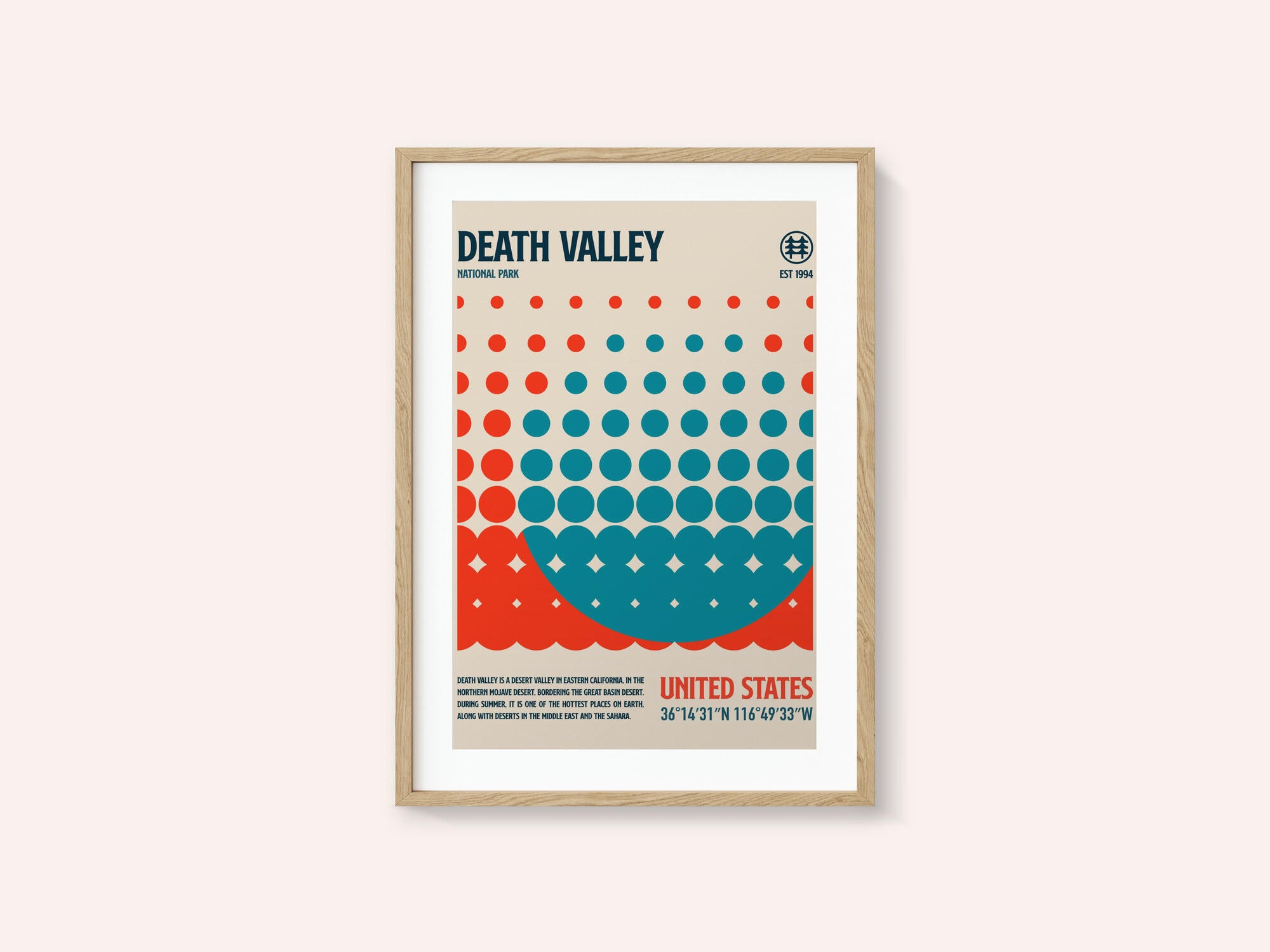 Death Valley National Park Travel Poster