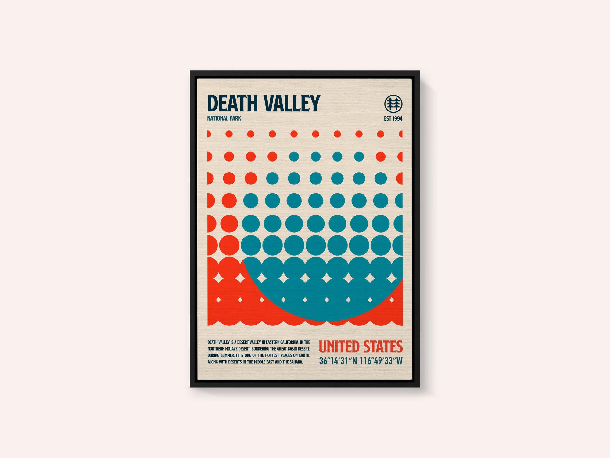 Death Valley National Park Travel Poster
