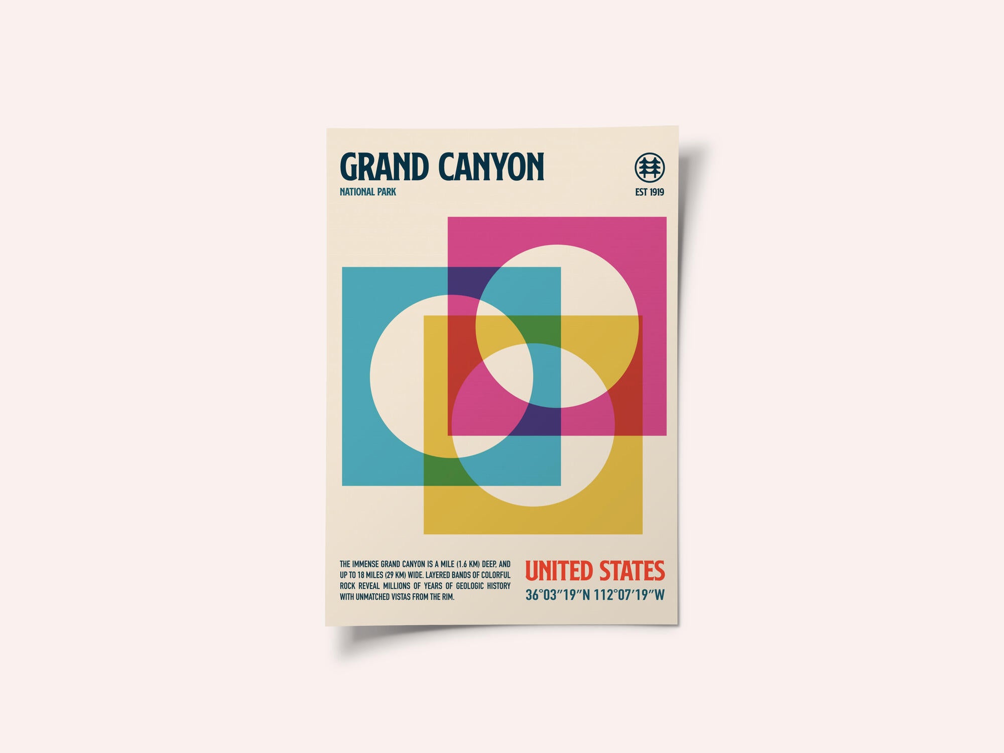 Grand Canyon National Park Travel Poster