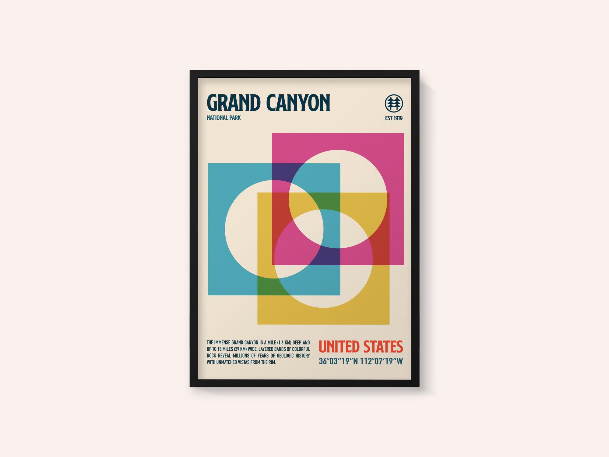 Grand Canyon National Park Travel Poster