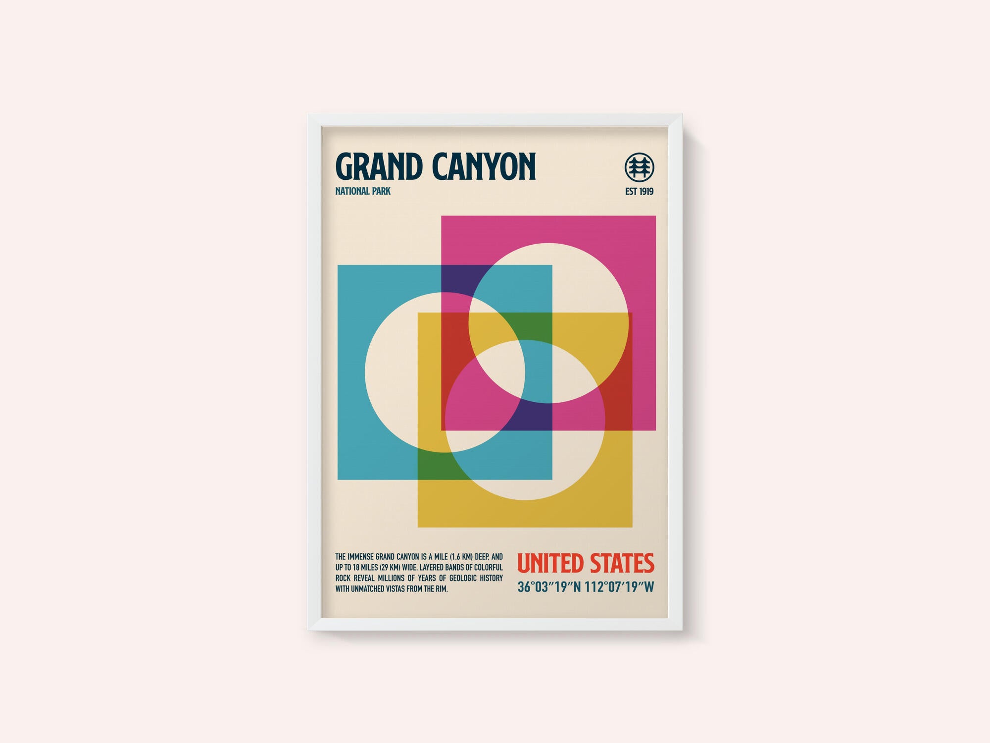 Grand Canyon National Park Travel Poster