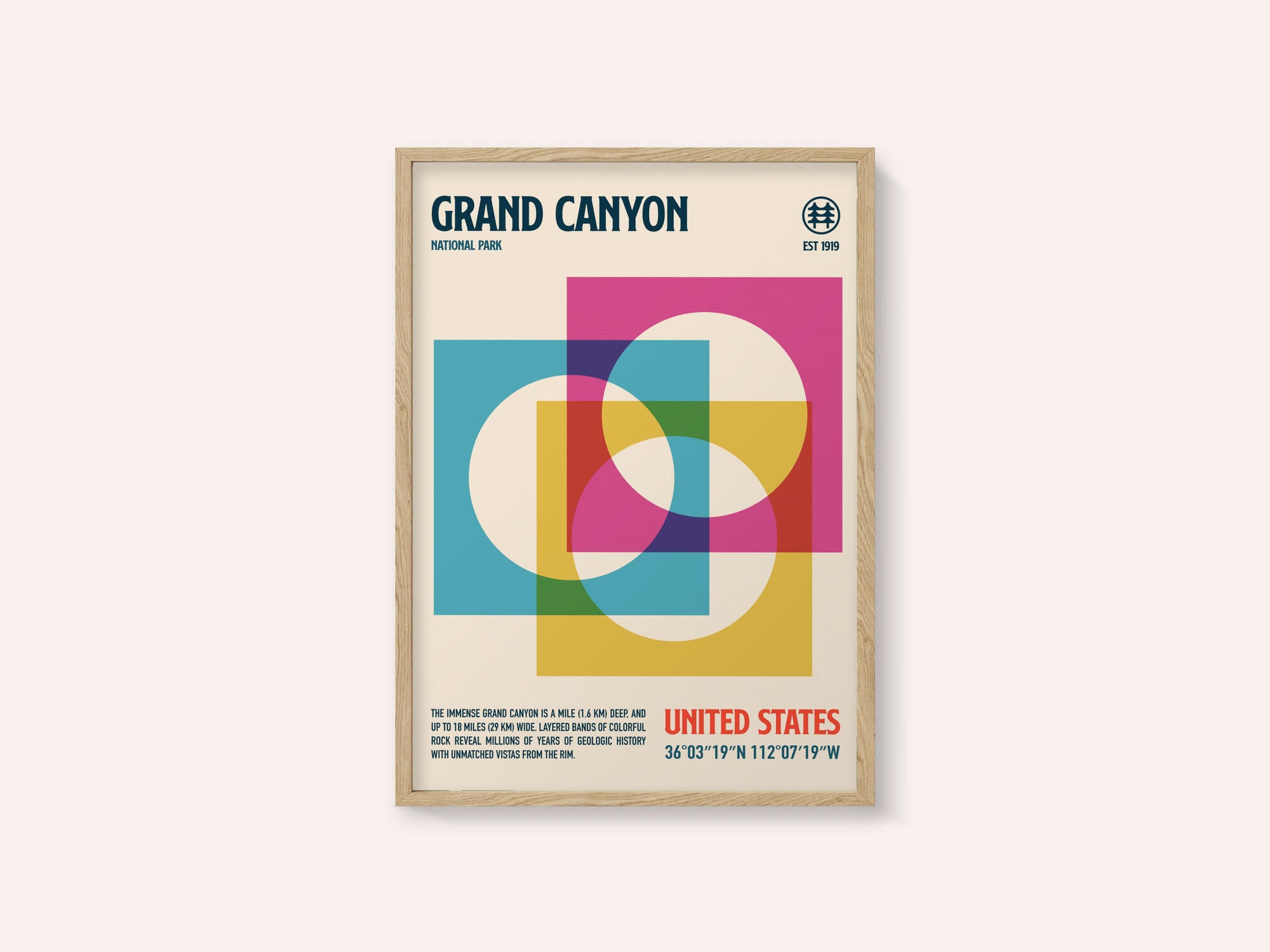 Grand Canyon National Park Travel Poster