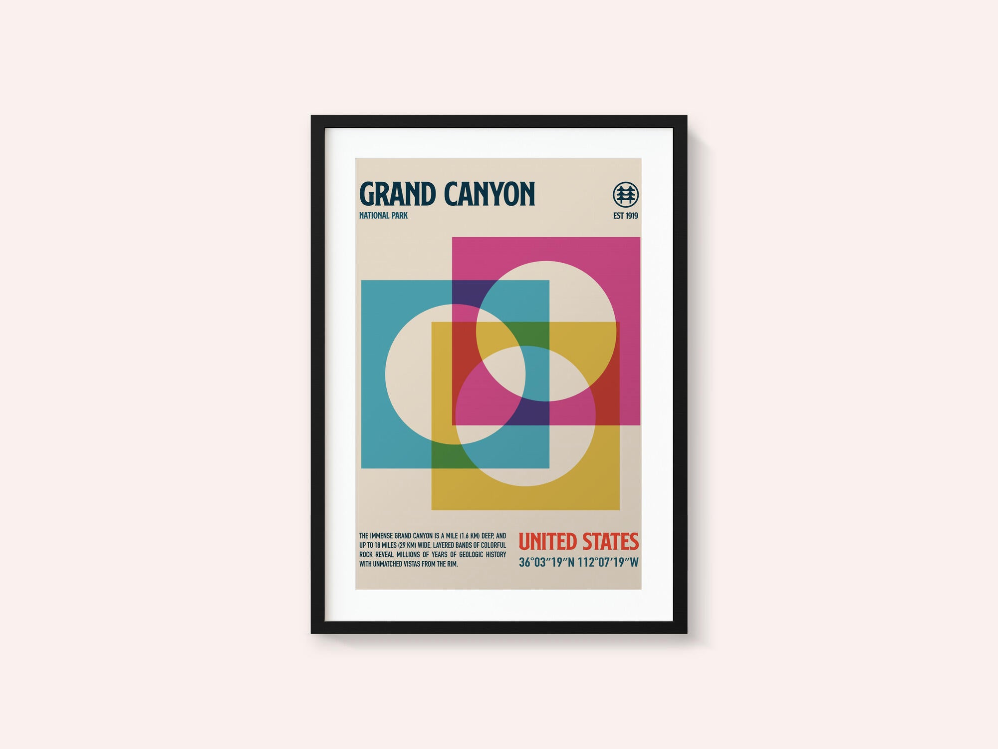 Grand Canyon National Park Travel Poster