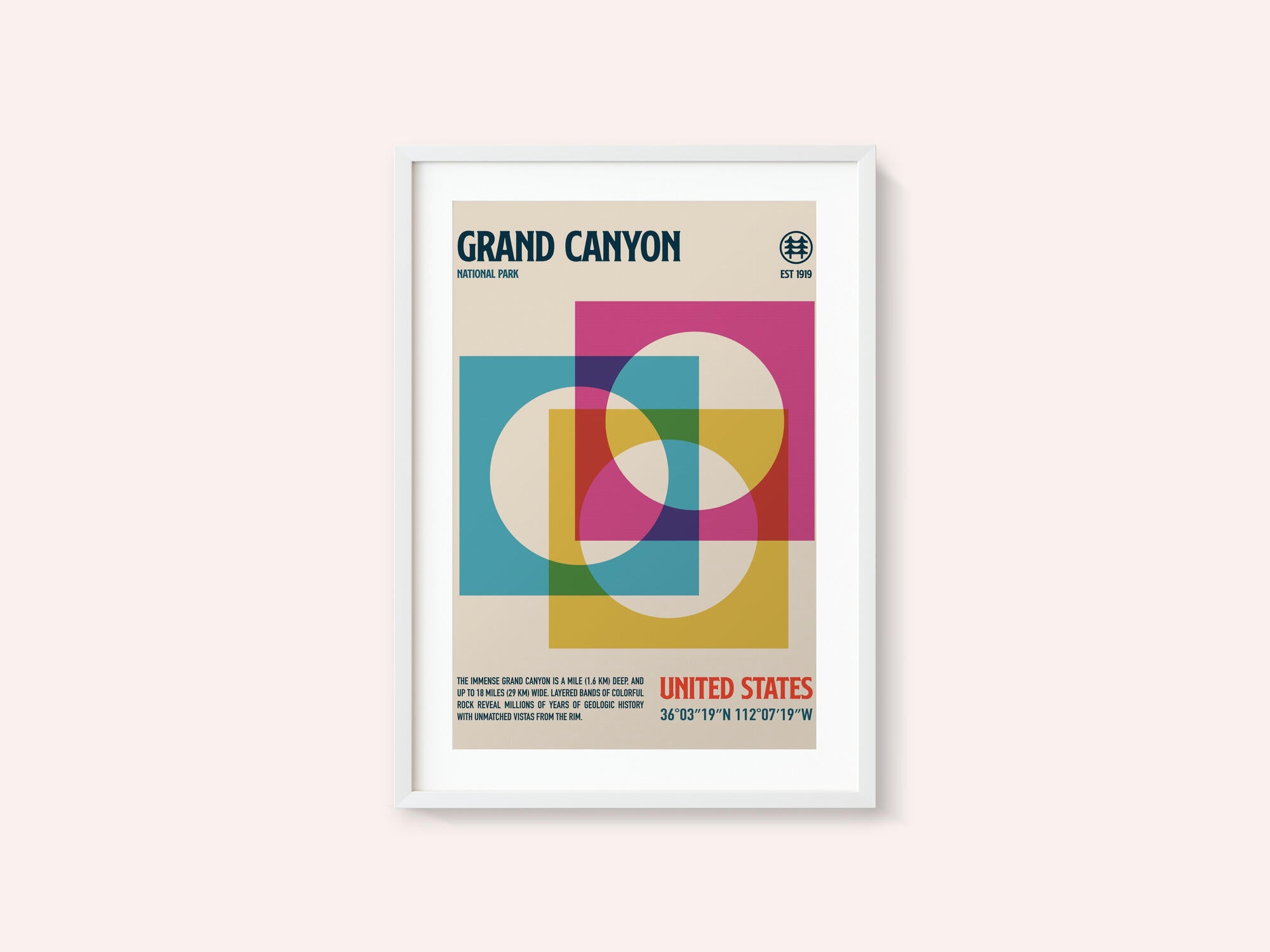 Grand Canyon National Park Travel Poster