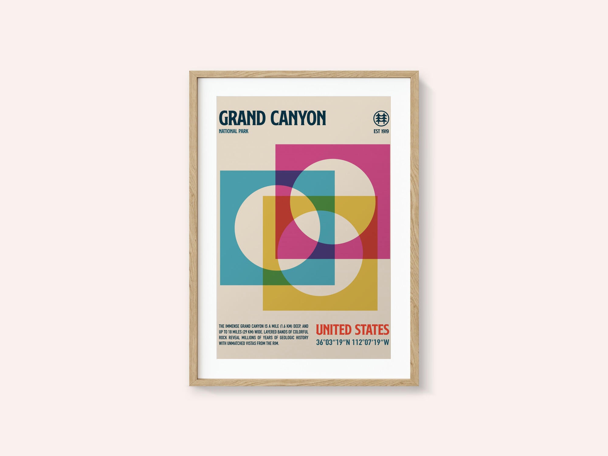 Grand Canyon National Park Travel Poster