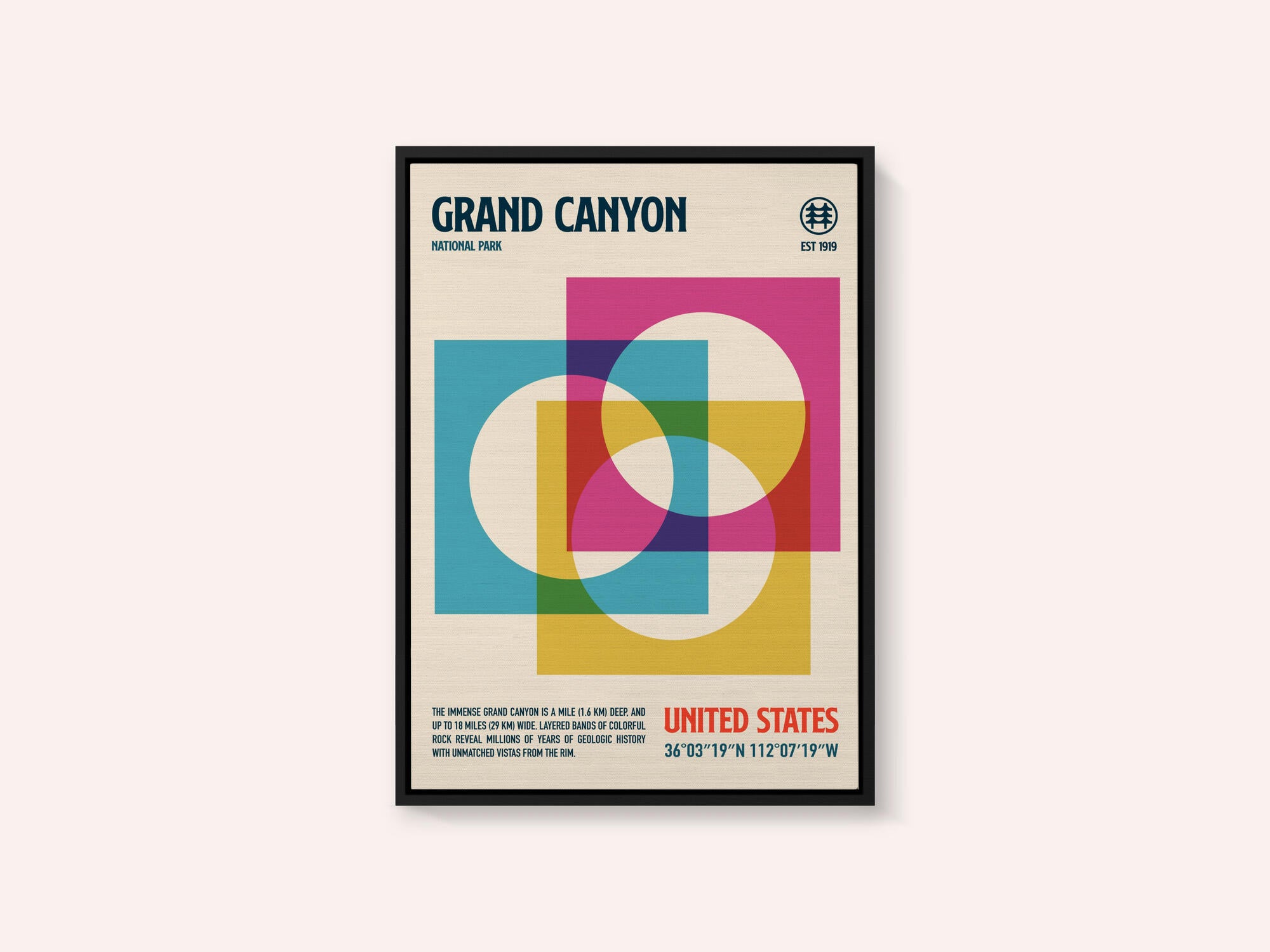 Grand Canyon National Park Travel Poster