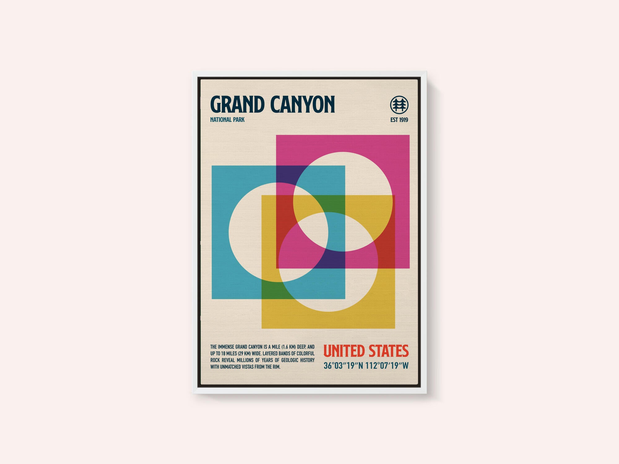Grand Canyon National Park Travel Poster