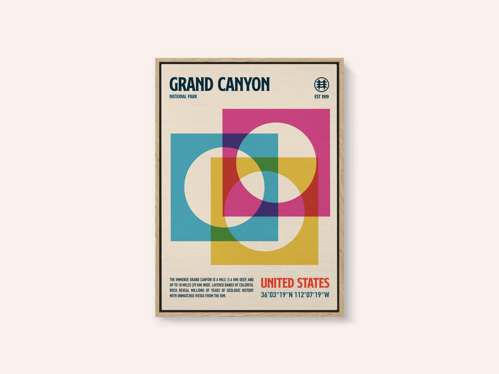 Grand Canyon National Park Travel Poster