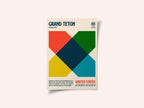 Grand Teton National Park Travel Poster