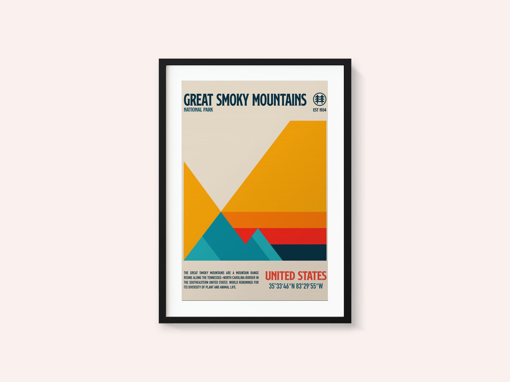 Great Smoky National Park Travel Poster
