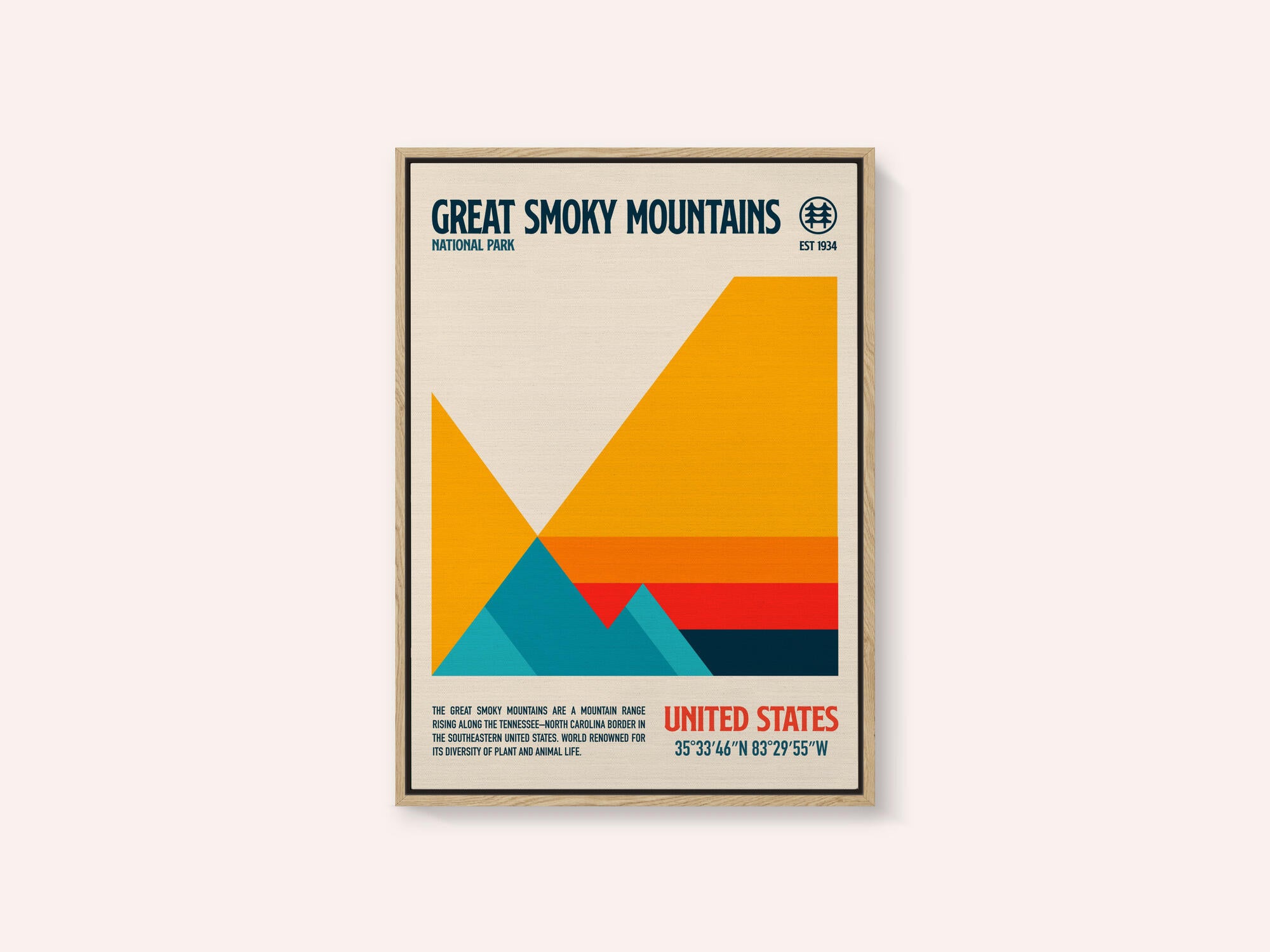 Great Smoky National Park Travel Poster