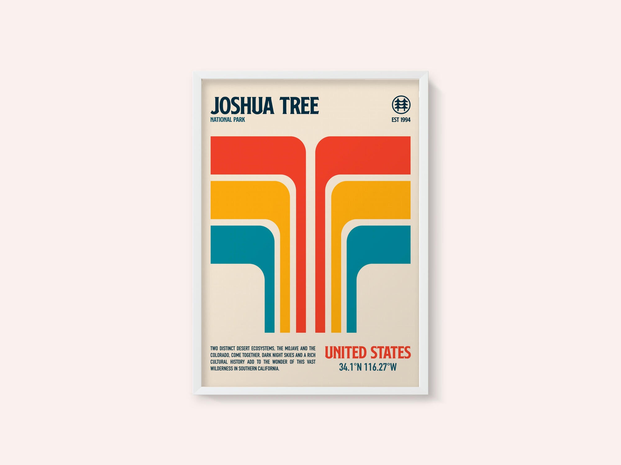 Joshua Tree National Park Travel Poster
