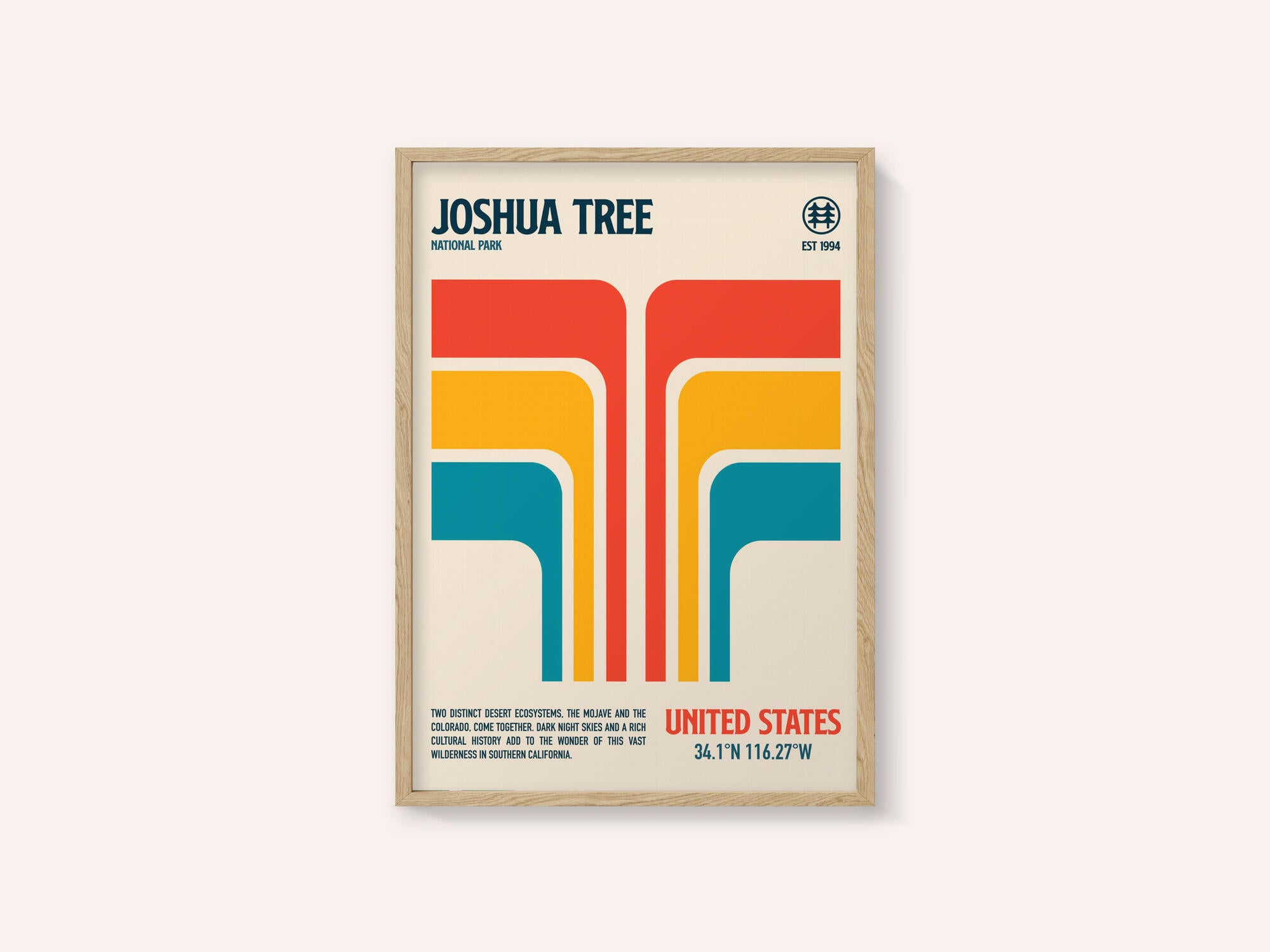 Joshua Tree National Park Travel Poster