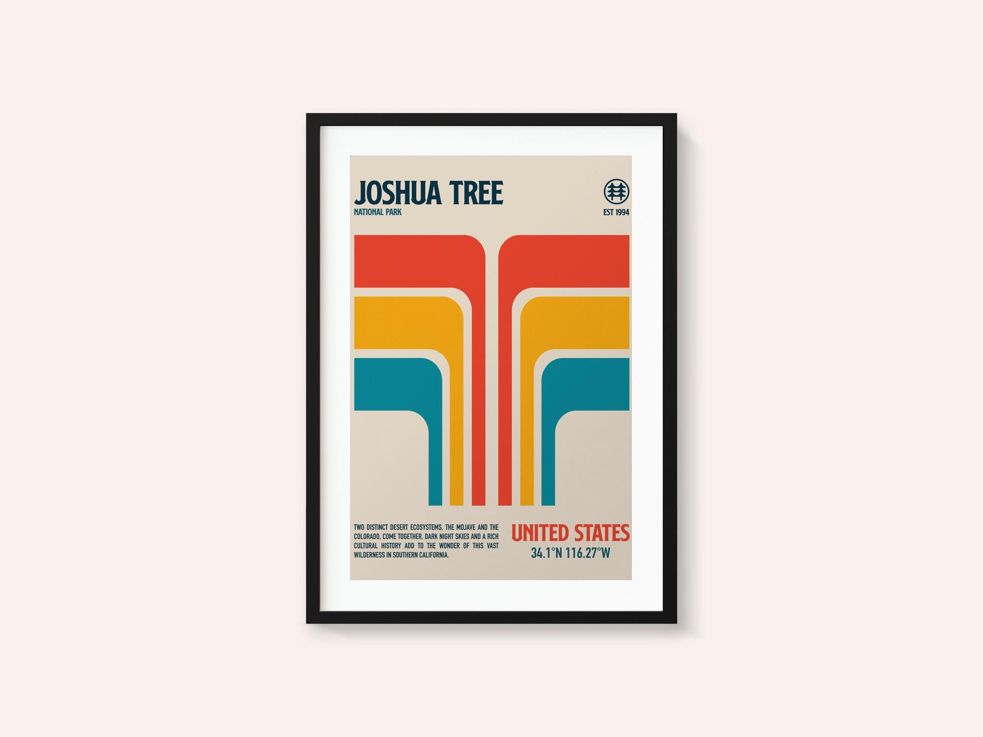 Joshua Tree National Park Travel Poster