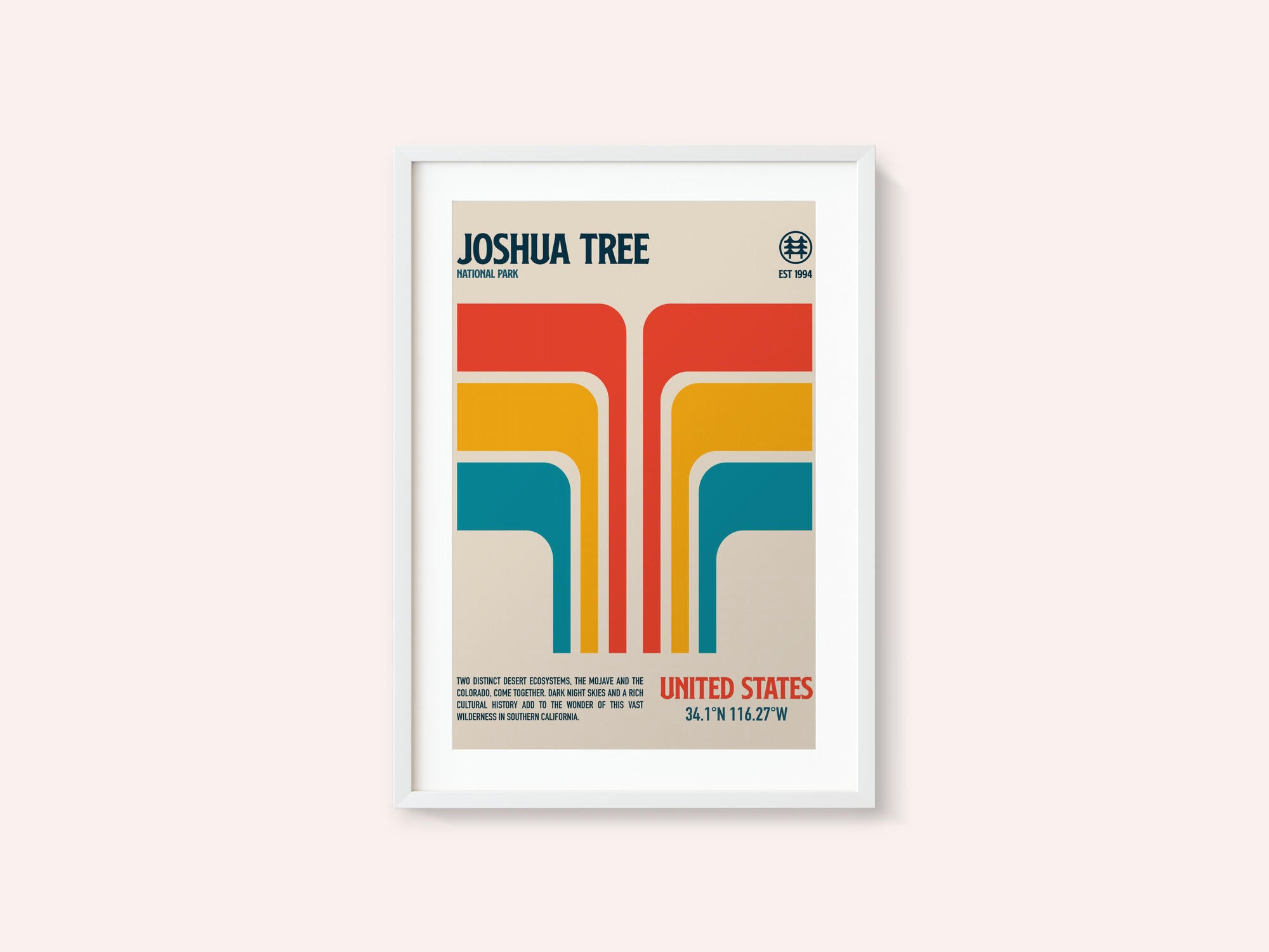 Joshua Tree National Park Travel Poster