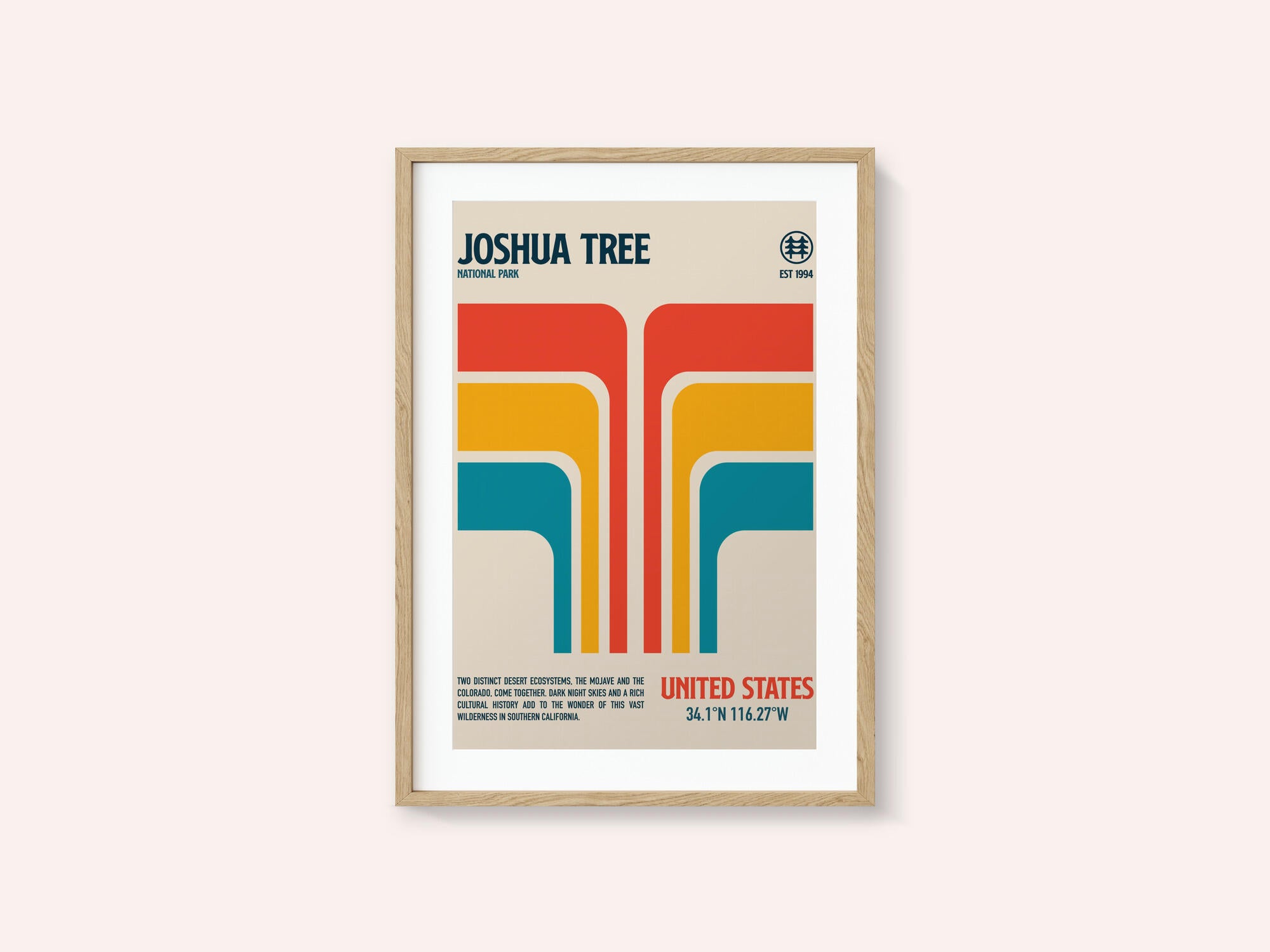 Joshua Tree National Park Travel Poster