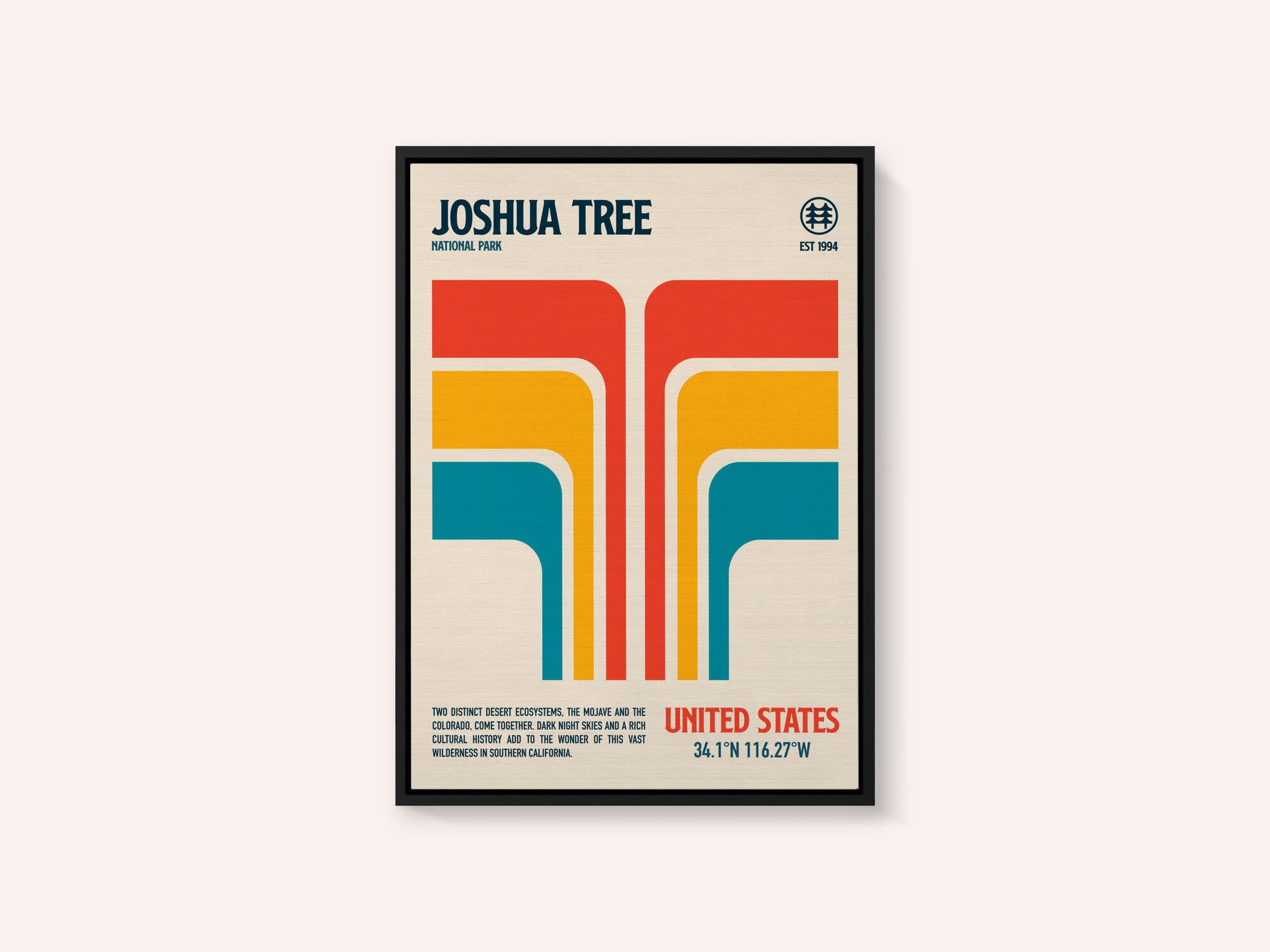 Joshua Tree National Park Travel Poster