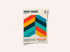 Mount Rainier National Park Travel Poster