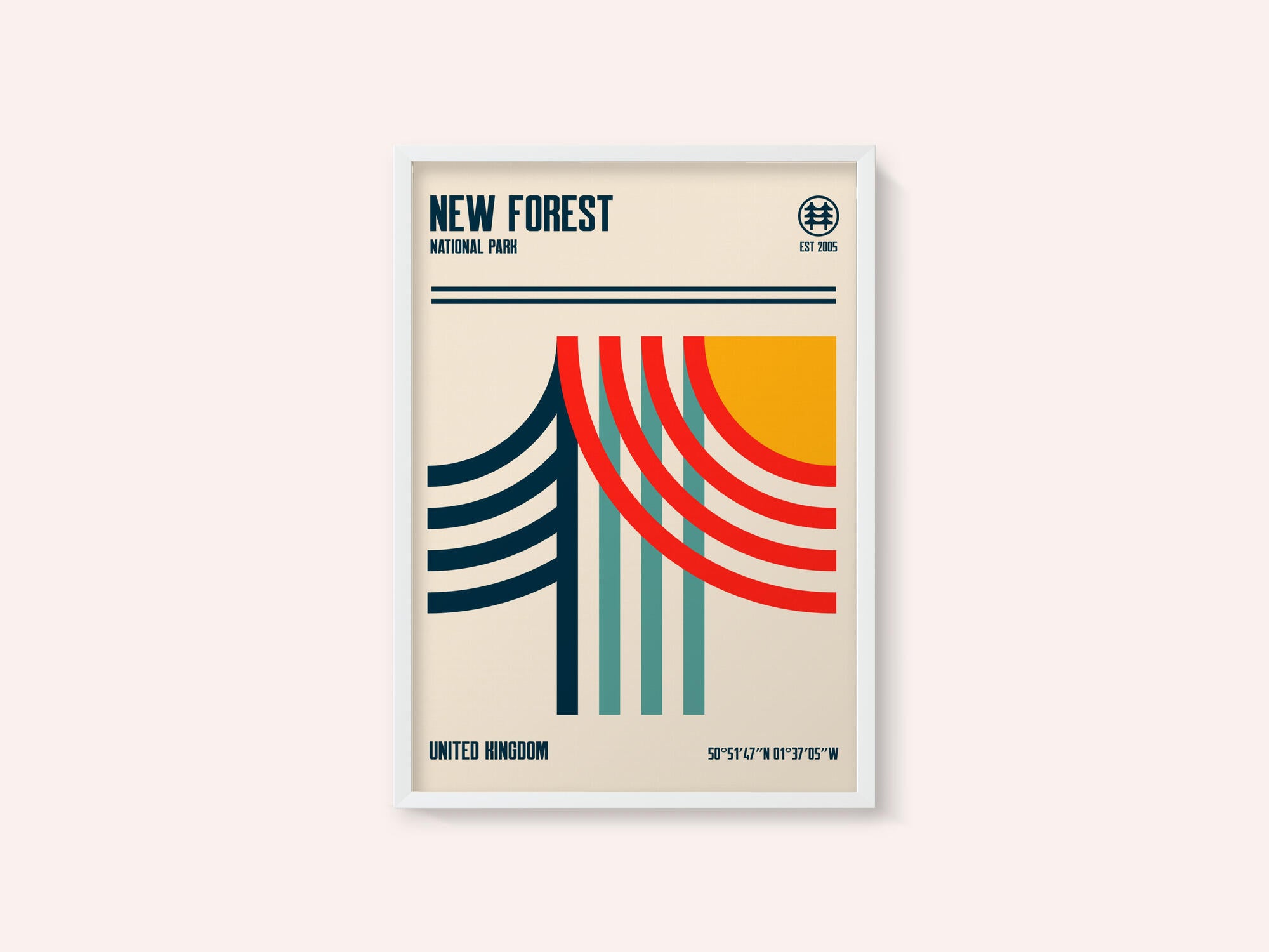 New Forest National Park Travel Poster