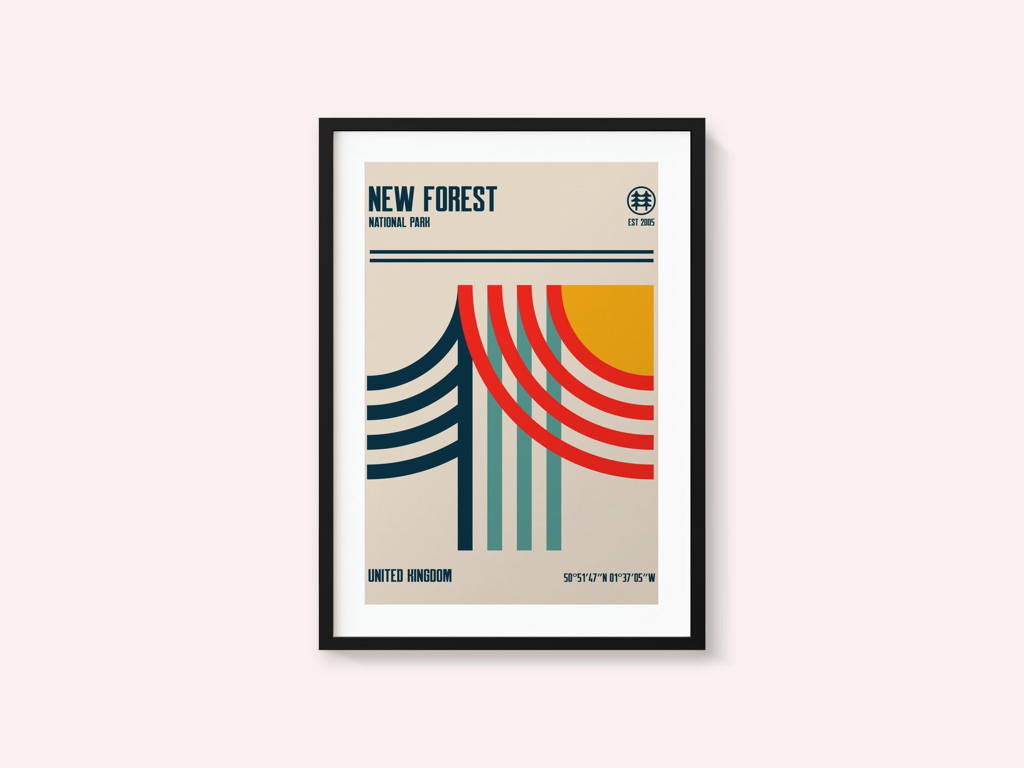 New Forest National Park Travel Poster
