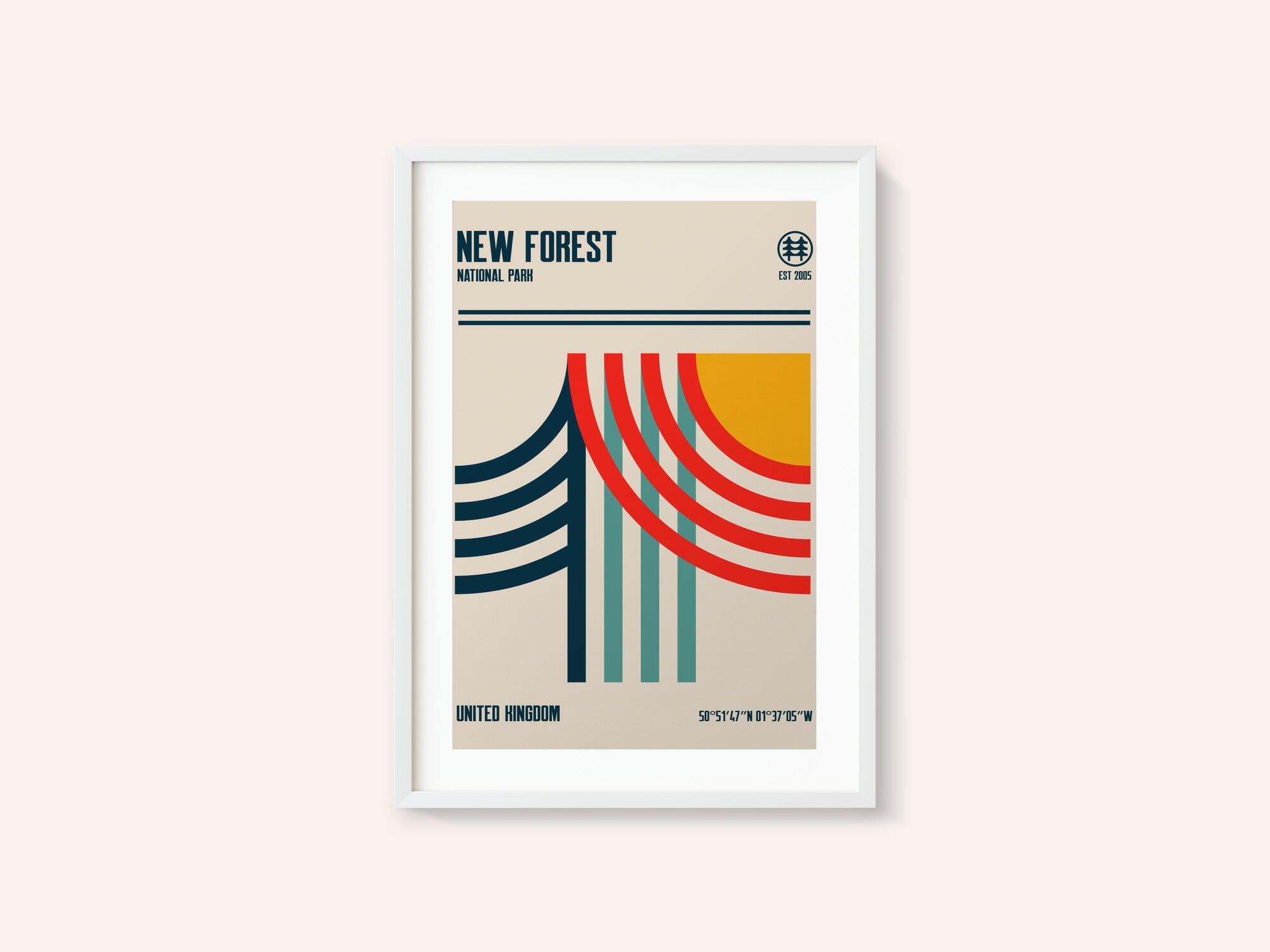 New Forest National Park Travel Poster