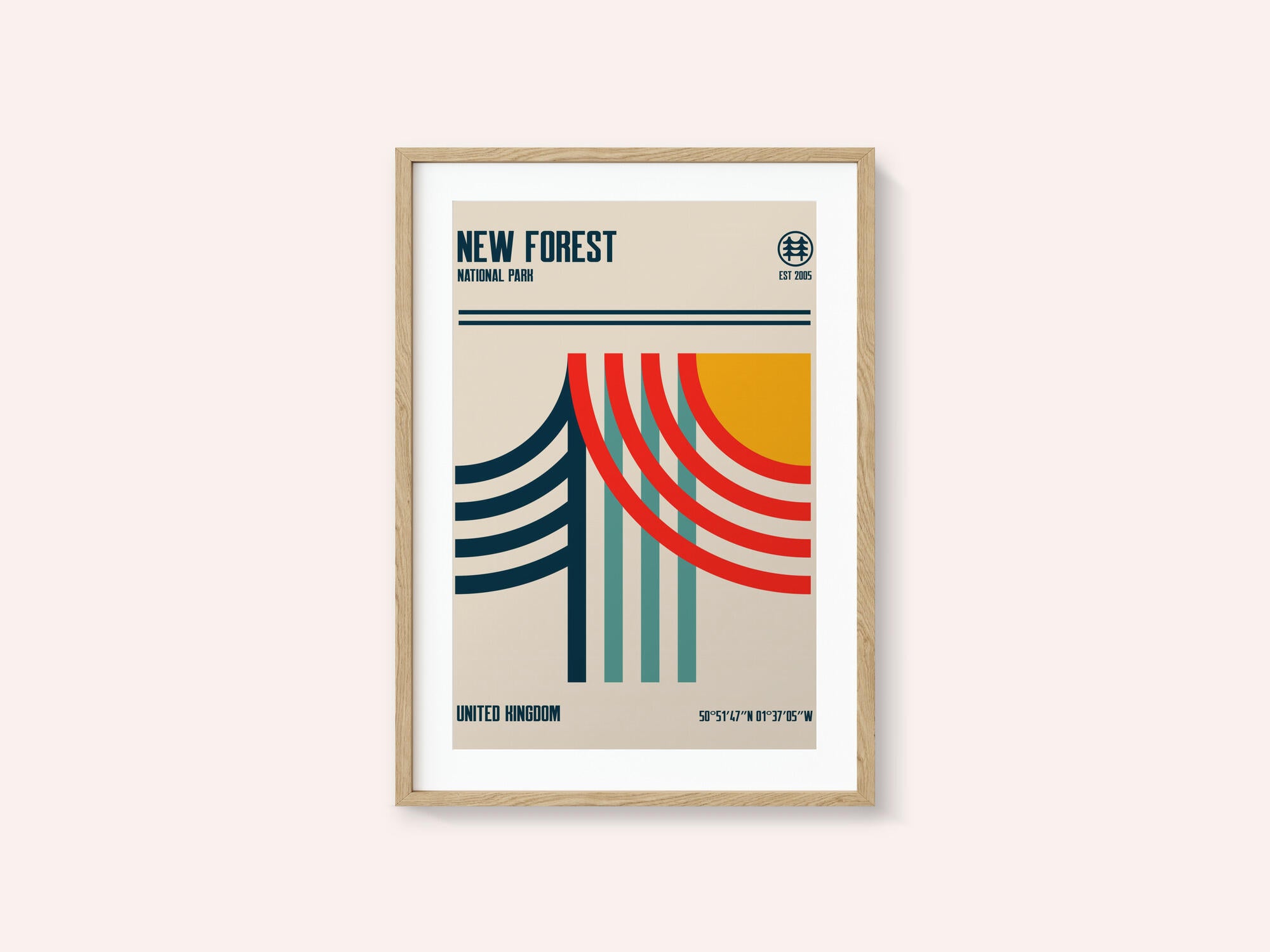 New Forest National Park Travel Poster