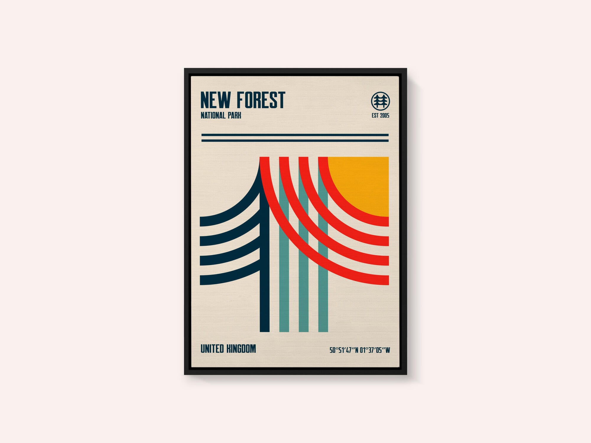 New Forest National Park Travel Poster