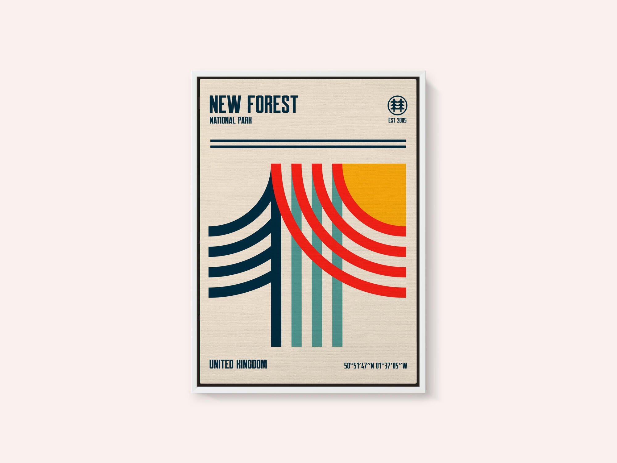 New Forest National Park Travel Poster