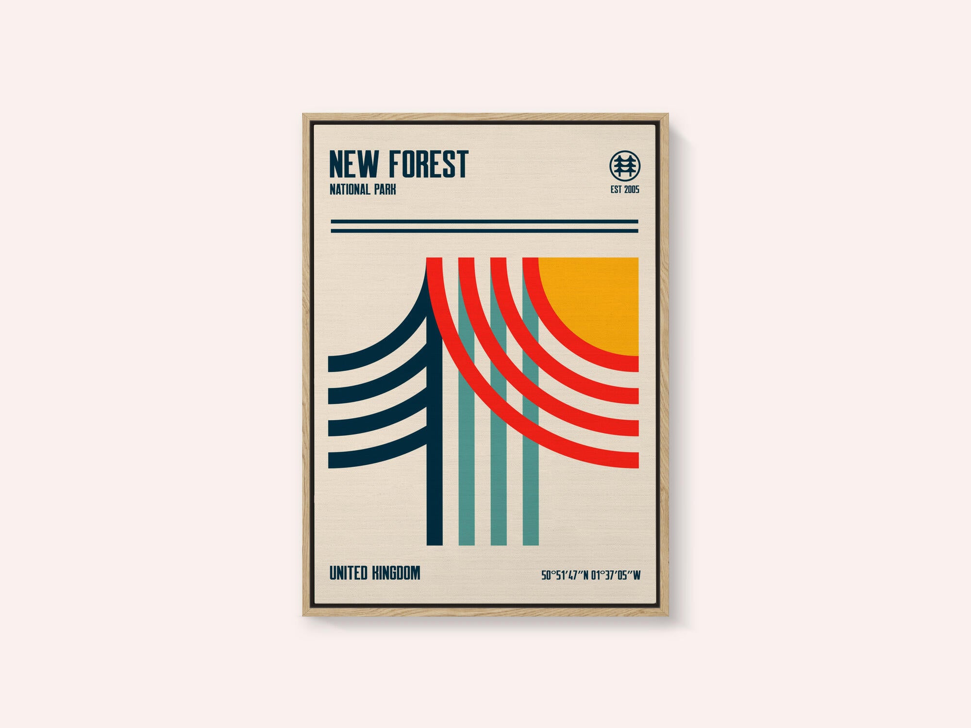 New Forest National Park Travel Poster