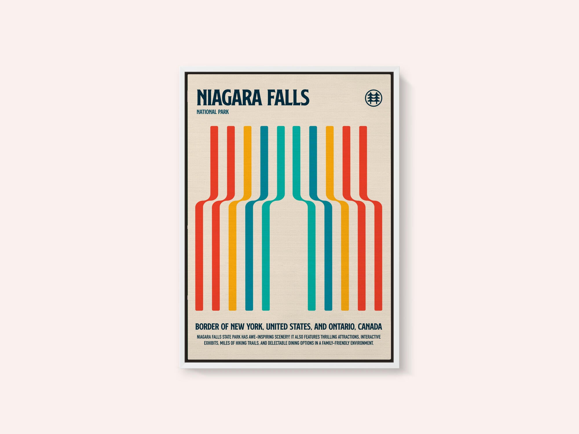 Niagara Falls National Park Travel Poster