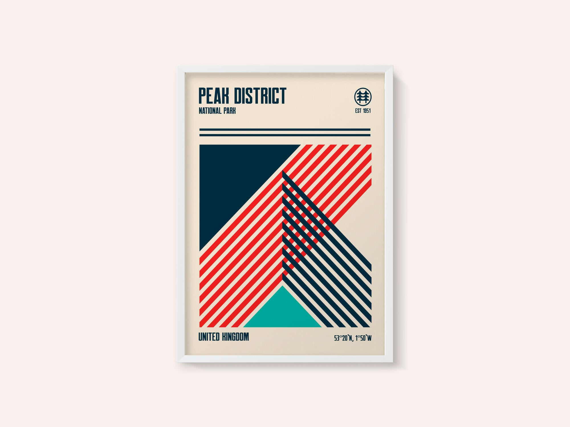 Peak District National Park Travel Poster