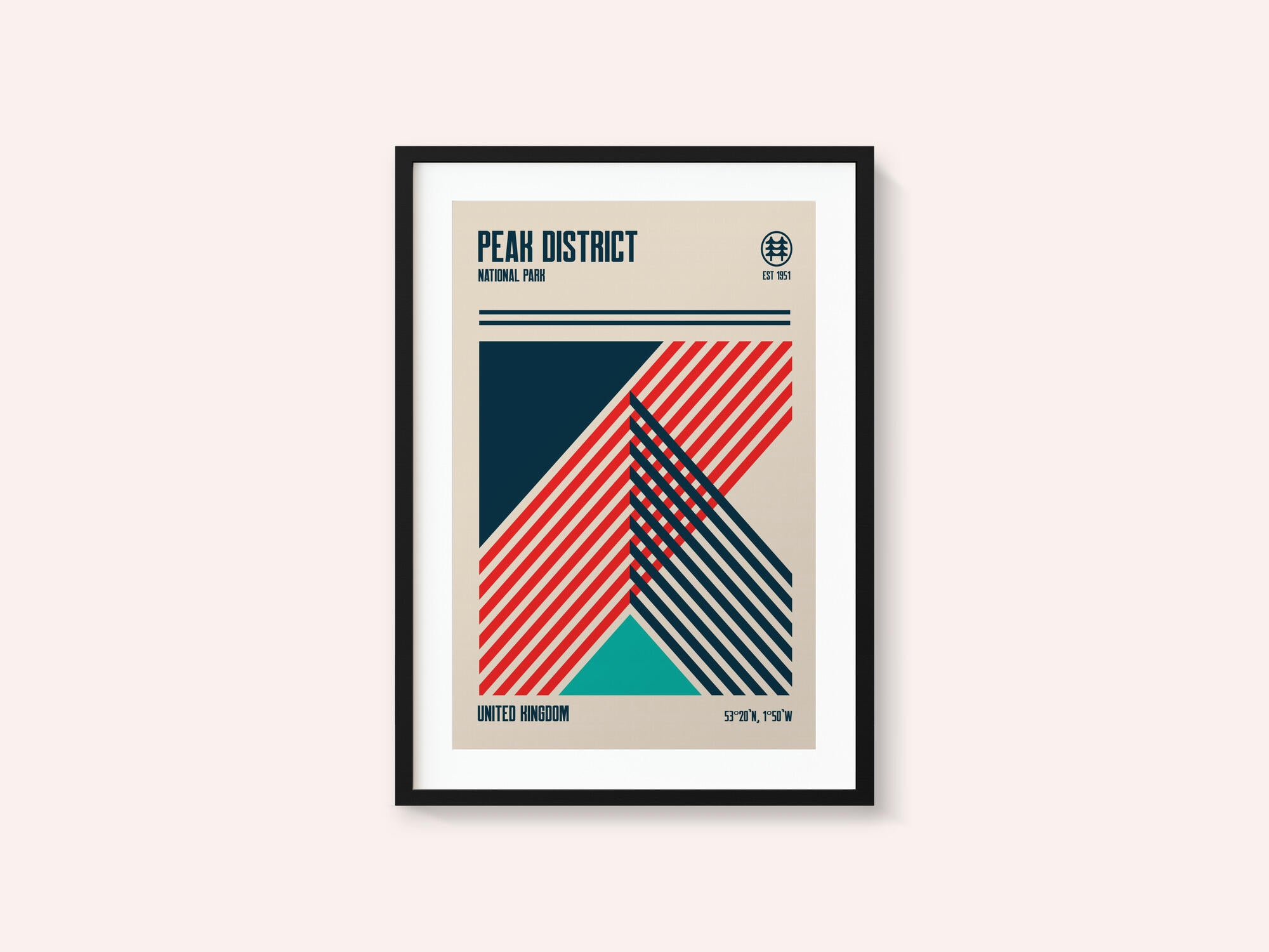 Peak District National Park Travel Poster
