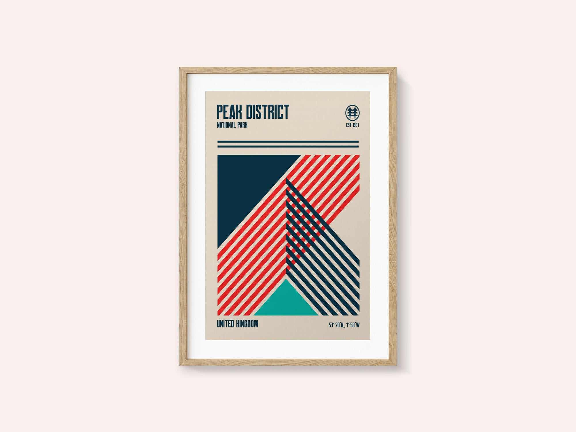 Peak District National Park Travel Poster
