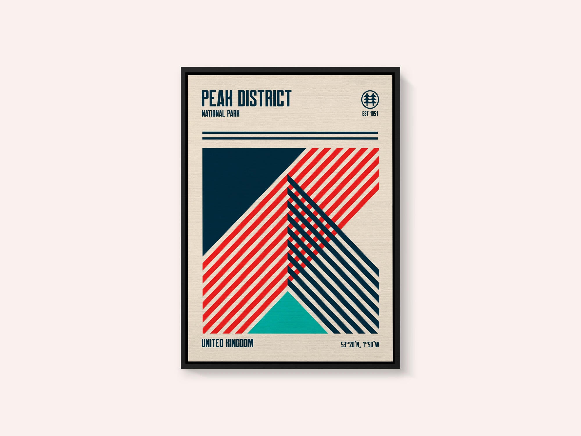 Peak District National Park Travel Poster
