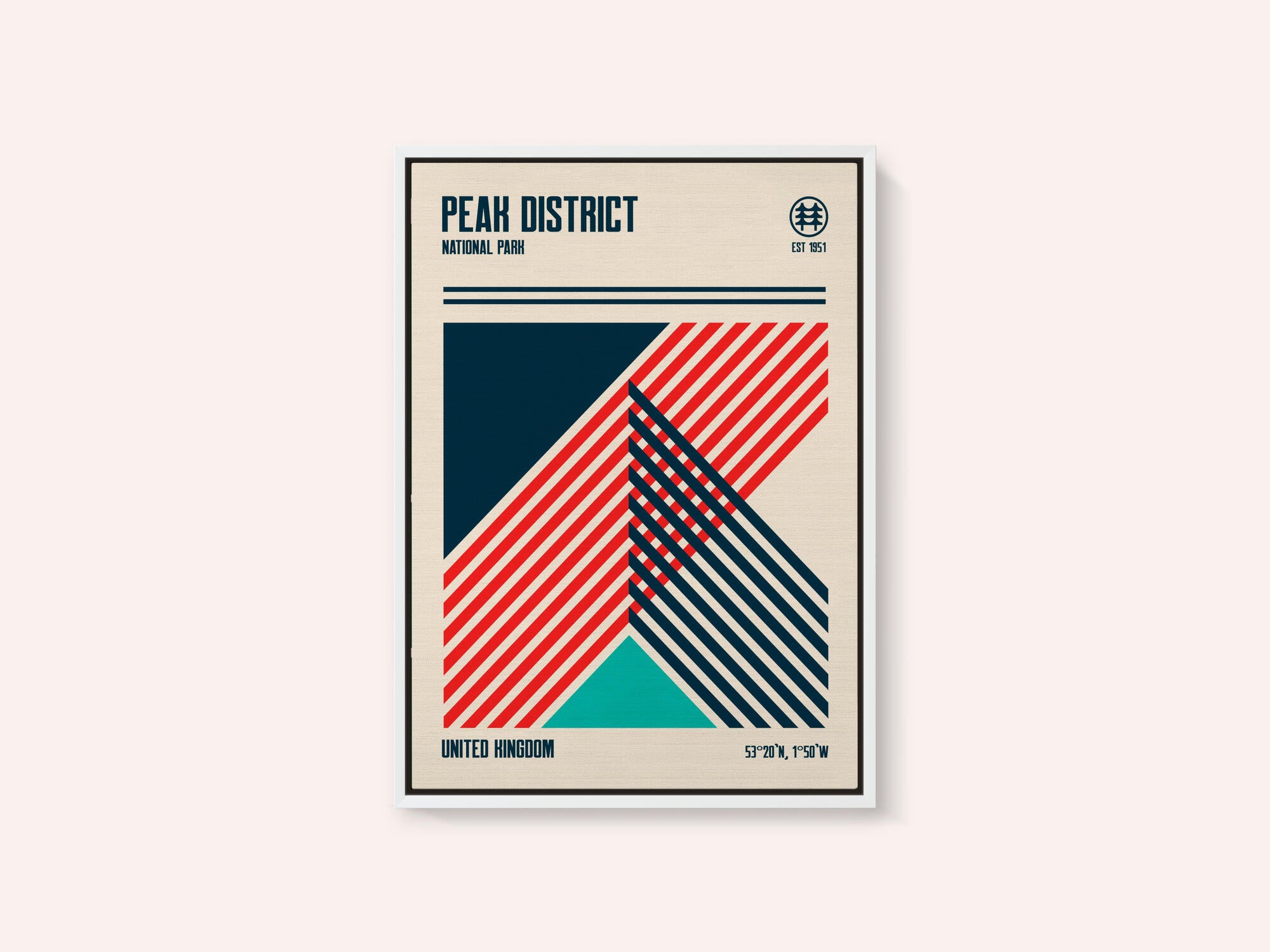 Peak District National Park Travel Poster