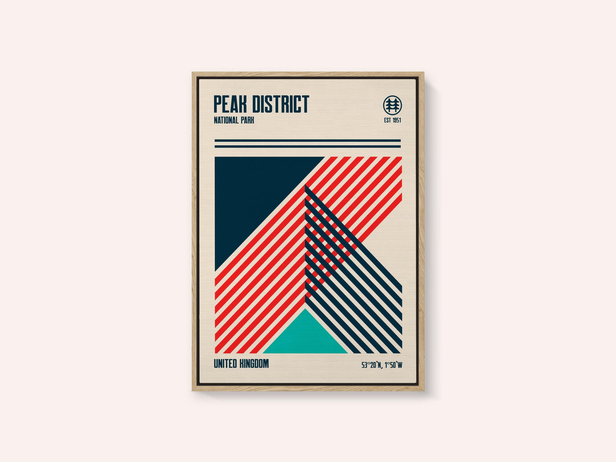 Peak District National Park Travel Poster