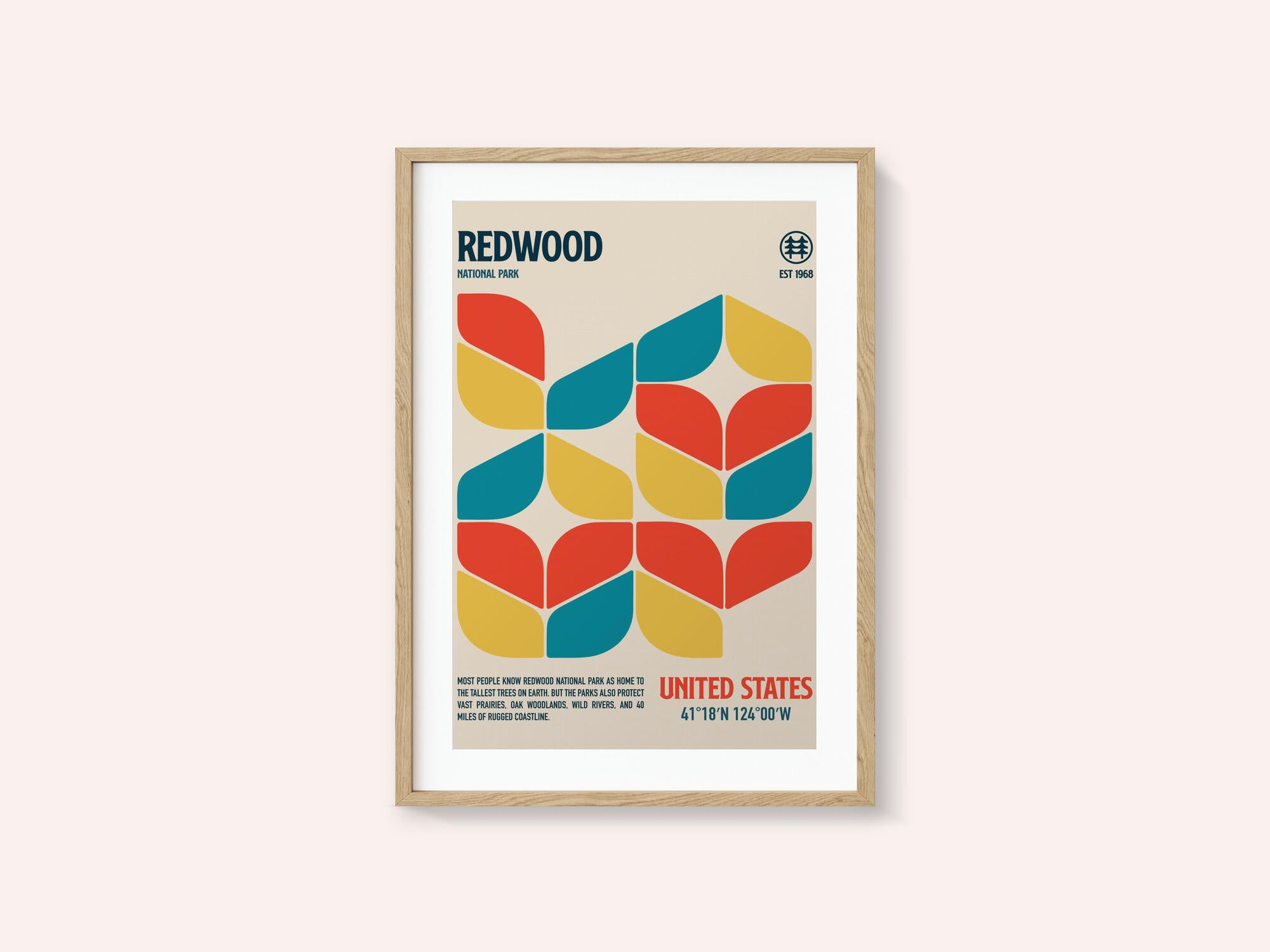 Redwood National Park Travel Poster
