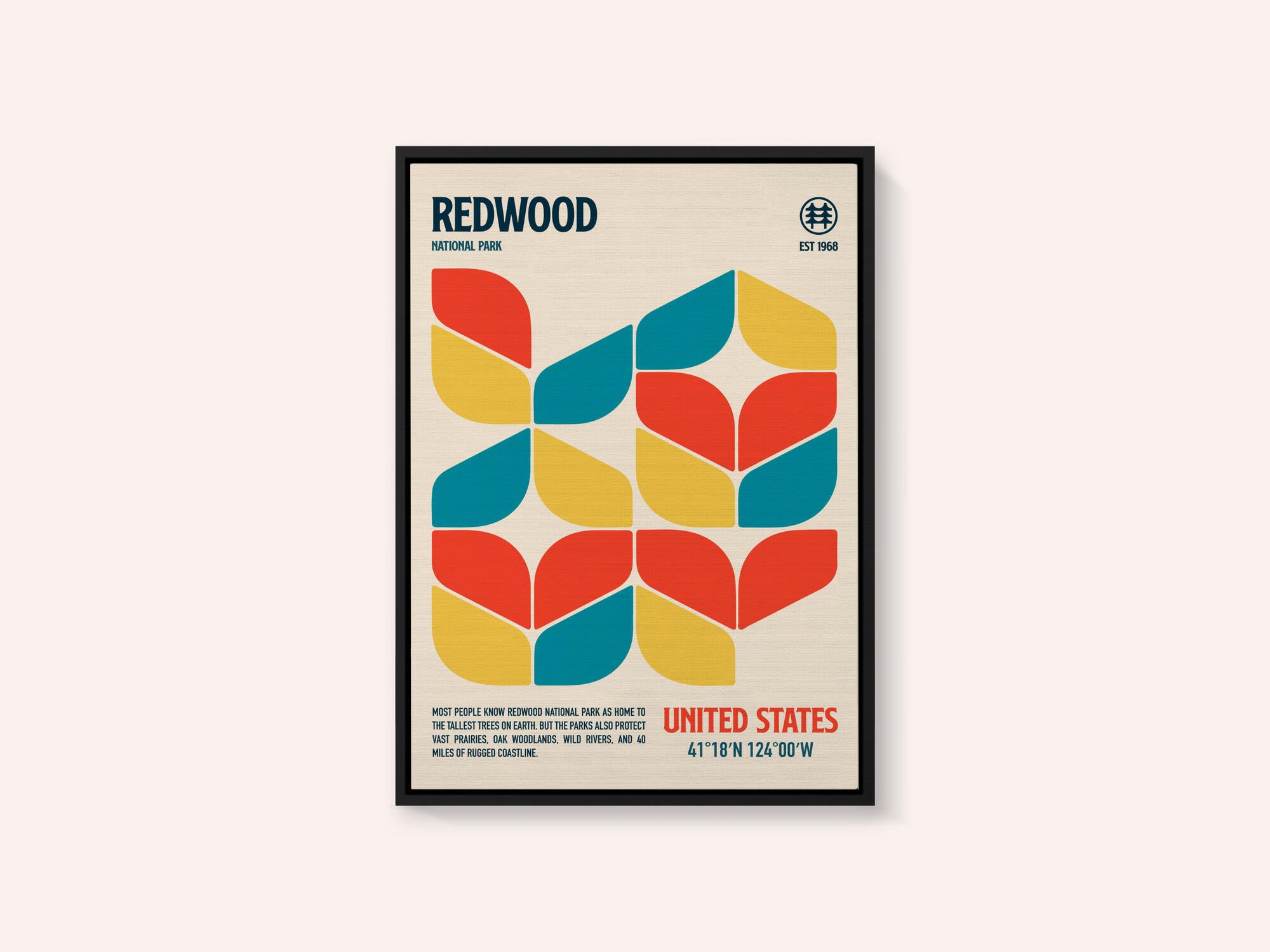 Redwood National Park Travel Poster