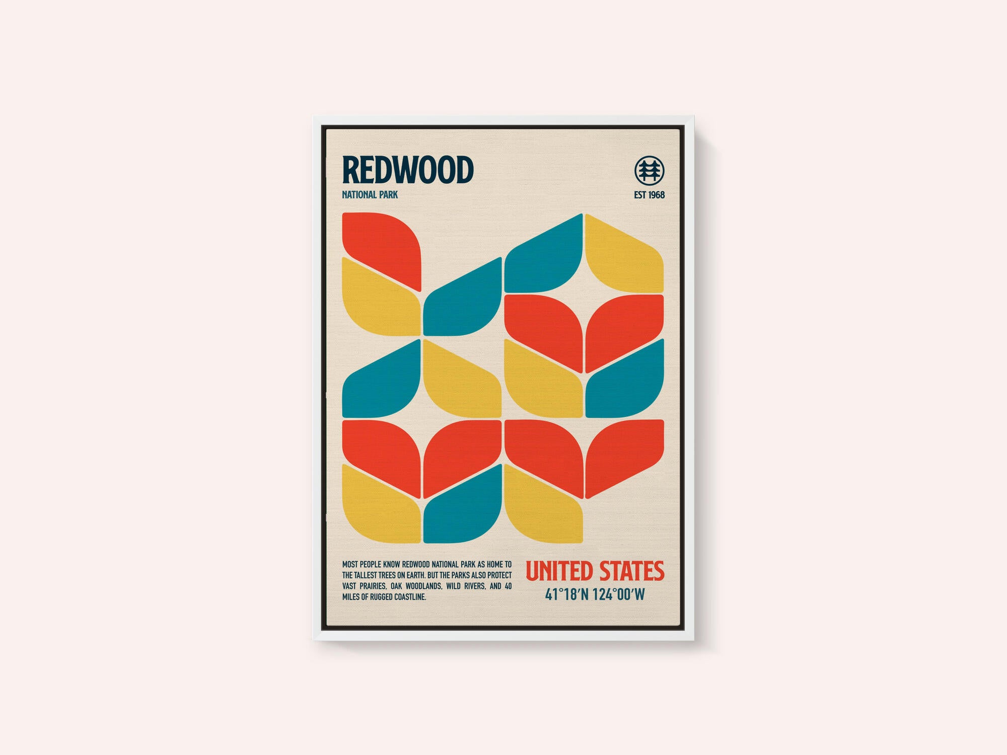 Redwood National Park Travel Poster