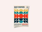 Rocky Mountains National Park Travel Poster