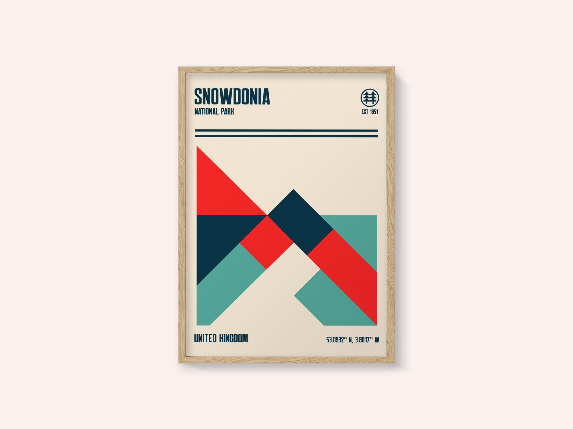 Snowdonia National Park Travel Poster