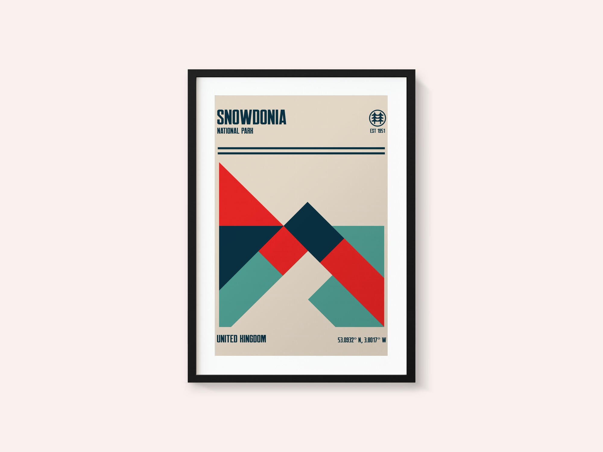 Snowdonia National Park Travel Poster