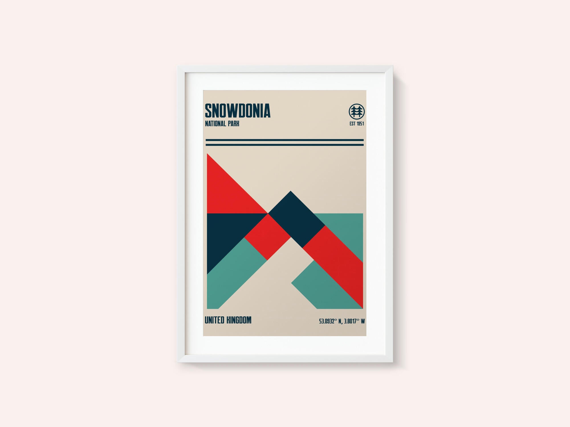 Snowdonia National Park Travel Poster
