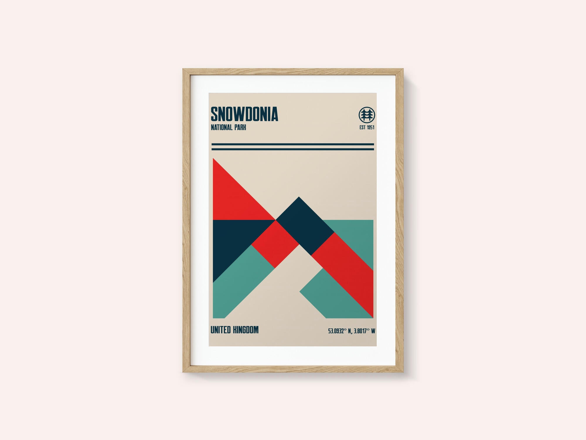 Snowdonia National Park Travel Poster