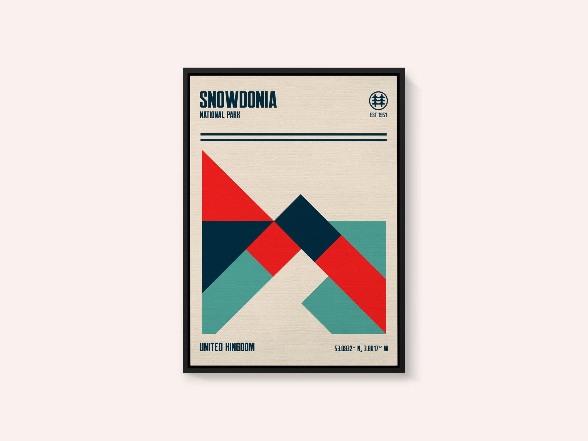 Snowdonia National Park Travel Poster